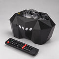 Black ocean wave star projector with remote