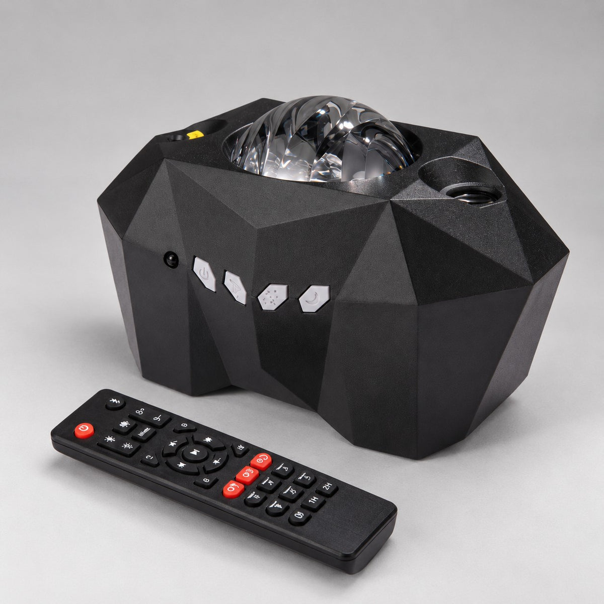 Black ocean wave star projector with remote