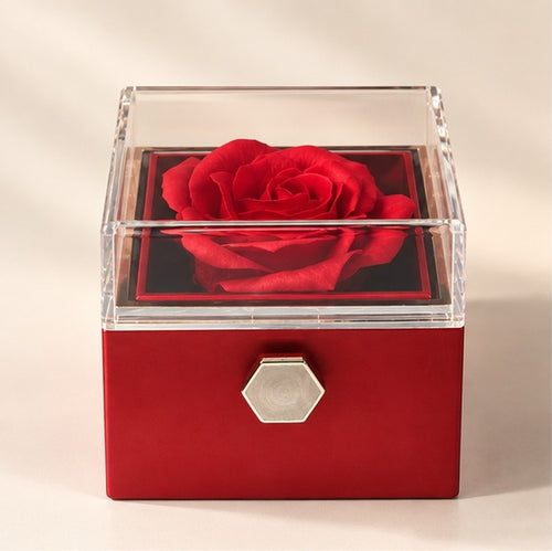 Red soap rose gift box